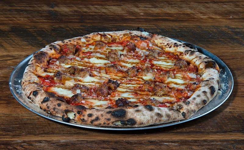 Meat Lovers Pizza with sausage and bacon