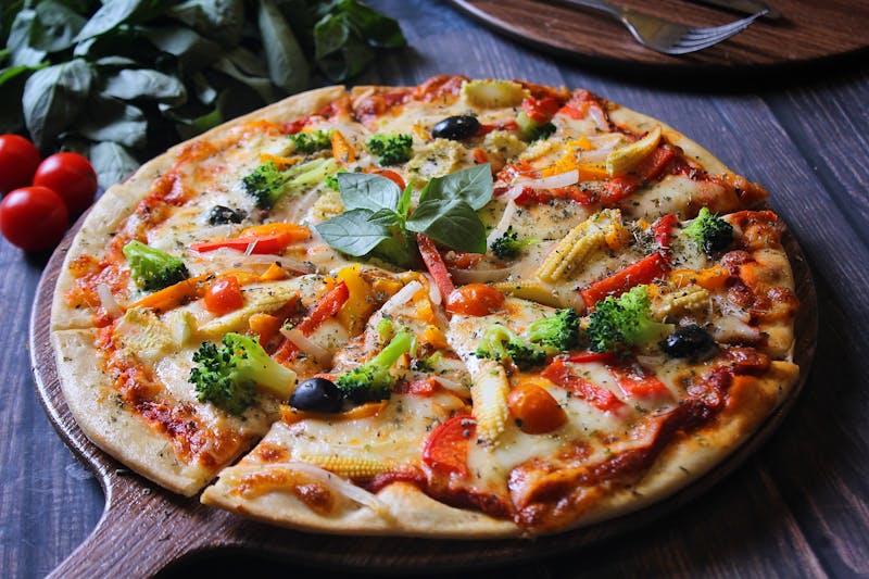 Ranch Supreme pizza with toppings